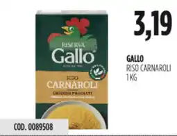 Carico Cash & Carry Gallo riso carnaroli offerta