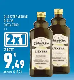 Conad Olio extra vergine di oliva COSTA D'ORO offerta