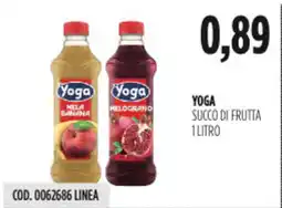 Carico Cash & Carry Yoga succo di frutta offerta