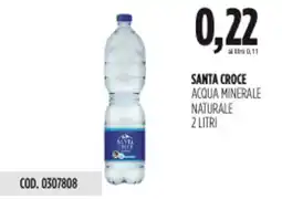 Carico Cash & Carry Santa croce acqua minerale naturale offerta