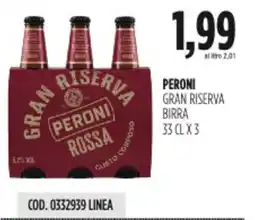 Carico Cash & Carry Peroni gran riserva birra offerta