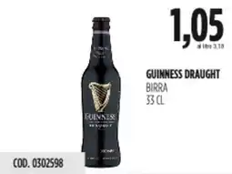 Carico Cash & Carry Guinness draught birra offerta