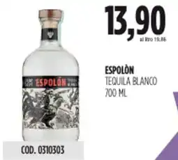 Carico Cash & Carry Espolon tequila blanco offerta
