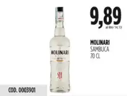 Carico Cash & Carry Molinari sambuca offerta