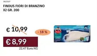 Prezzemolo e Vitale Findus fiori di branzino offerta
