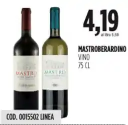 Carico Cash & Carry Mastroberardino vino offerta