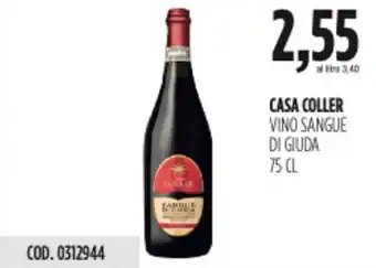 Carico Cash & Carry Casa coller vino sangue di giuda offerta