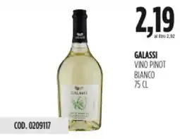 Carico Cash & Carry Galassi vino pinot bianco offerta
