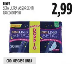 Carico Cash & Carry Lines seta ultra assorbenti pacco doppio offerta