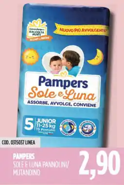 Carico Cash & Carry Pampers sole e luna pannolini/ mutandino offerta