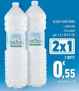 Conad Acqua SANT'ANNA naturale frizzante pet offerta