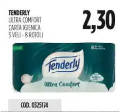 Carico Cash & Carry Tenderly ultra comfort carta igienica 3 veli - 8 rotoli offerta