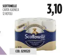 Carico Cash & Carry Scottonelle carta igienica 12 rotoli offerta