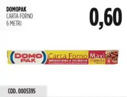 Carico Cash & Carry Domopak carta forno 6 metri offerta