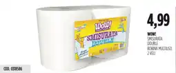 Carico Cash & Carry Wow! smisurata double bobina multiuso 2 veli offerta