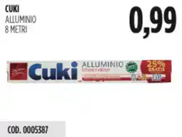 Carico Cash & Carry Cuki alluminio 8 metri offerta