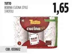 Carico Cash & Carry Tutto bobina cucina style 3 rotoli offerta
