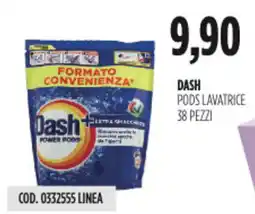 Carico Cash & Carry Dash pods lavatrice 38 pezzi offerta
