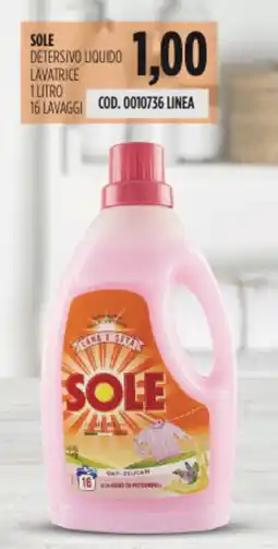 Carico Cash & Carry Sole detersivo liquido lavatrice offerta