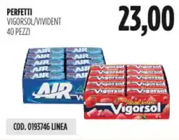Carico Cash & Carry Perfetti vigorsol/vivident 40 pezzi offerta
