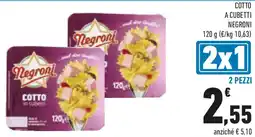 Conad Cotto a cubetti NEGRONI offerta