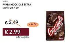 Prezzemolo e Vitale Pavesi gocciole extra dark offerta