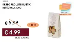Prezzemolo e Vitale Deseo frollini rustici integrali offerta