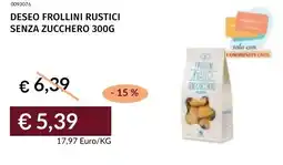 Prezzemolo e Vitale Deseo frollini rustici senza zucchero offerta