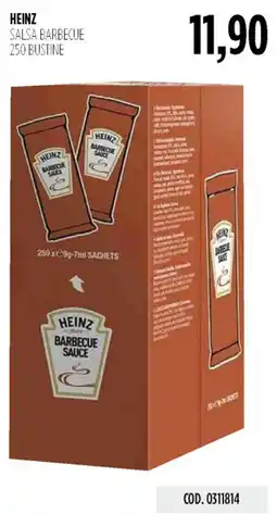 Carico Cash & Carry Heinz salsa barbecue 250 bustine offerta