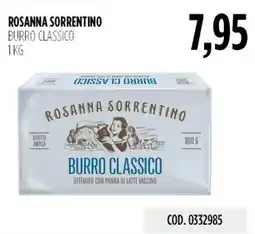 Carico Cash & Carry Rosanna sorrentino burro classico offerta