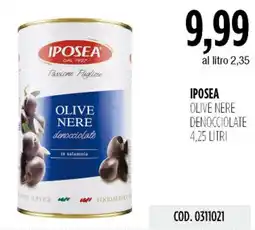 Carico Cash & Carry Iposea olive nere denocciolate offerta