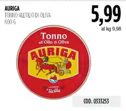 Carico Cash & Carry Auriga tonno all'olio di oliva offerta
