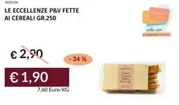 Prezzemolo e Vitale Le eccellenze p&v fette ai cereali offerta
