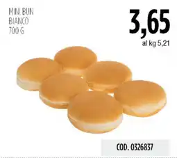 Carico Cash & Carry Mini bun bianco offerta