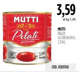 Carico Cash & Carry Mutti pelati gastronomia offerta