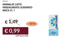 Prezzemolo e Vitale Parmalat latte parzialmente scremato brick offerta
