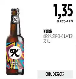 Carico Cash & Carry Kbirr birra strong lager offerta