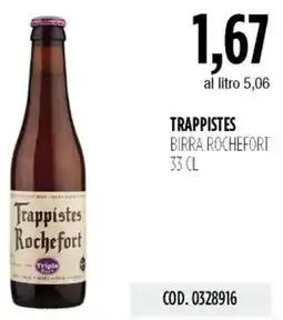 Carico Cash & Carry Trappistes birra rochefort offerta