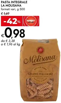 Bennet Pasta integrale LA MOLISANA offerta