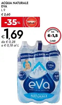Bennet Acqua naturale EVA offerta