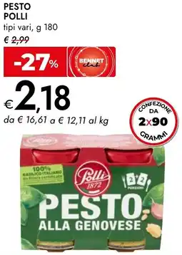 Bennet Pesto POLLI offerta