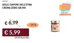 Prezzemolo e Vitale Dolci sapori dell'etna crema zero offerta