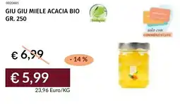 Prezzemolo e Vitale Giu giu miele acacia bio offerta