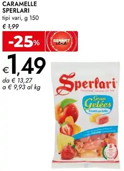 Bennet Caramelle SPERLARI offerta