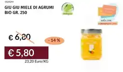 Prezzemolo e Vitale Giu giu miele di agrumi bio offerta