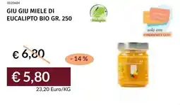 Prezzemolo e Vitale Giu giu miele di eucalipto bio offerta