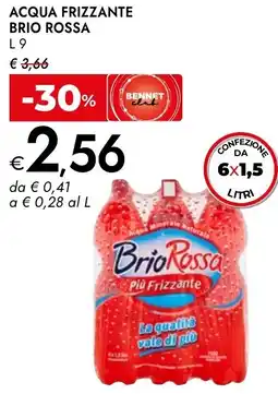 Bennet Acqua frizzante BRIO ROSSA offerta