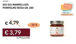 Prezzemolo e Vitale Giu giu marmellata pompelmo rosa offerta