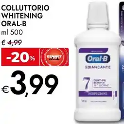 Bennet Colluttorio whitening ORAL-B offerta