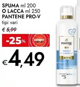 Bennet Spuma o lacca PANTENE PRO-V offerta